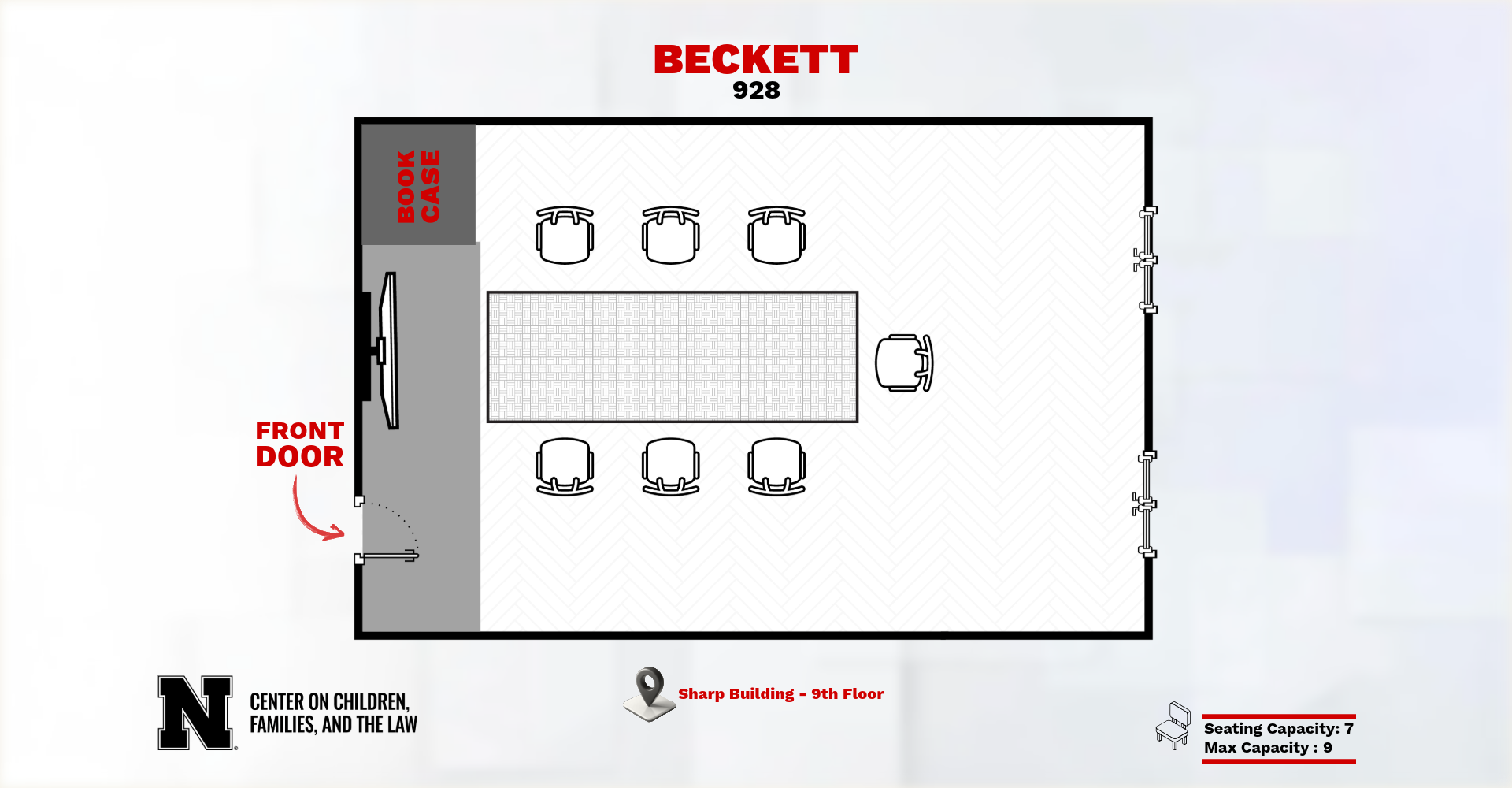 Beckett Room Layout