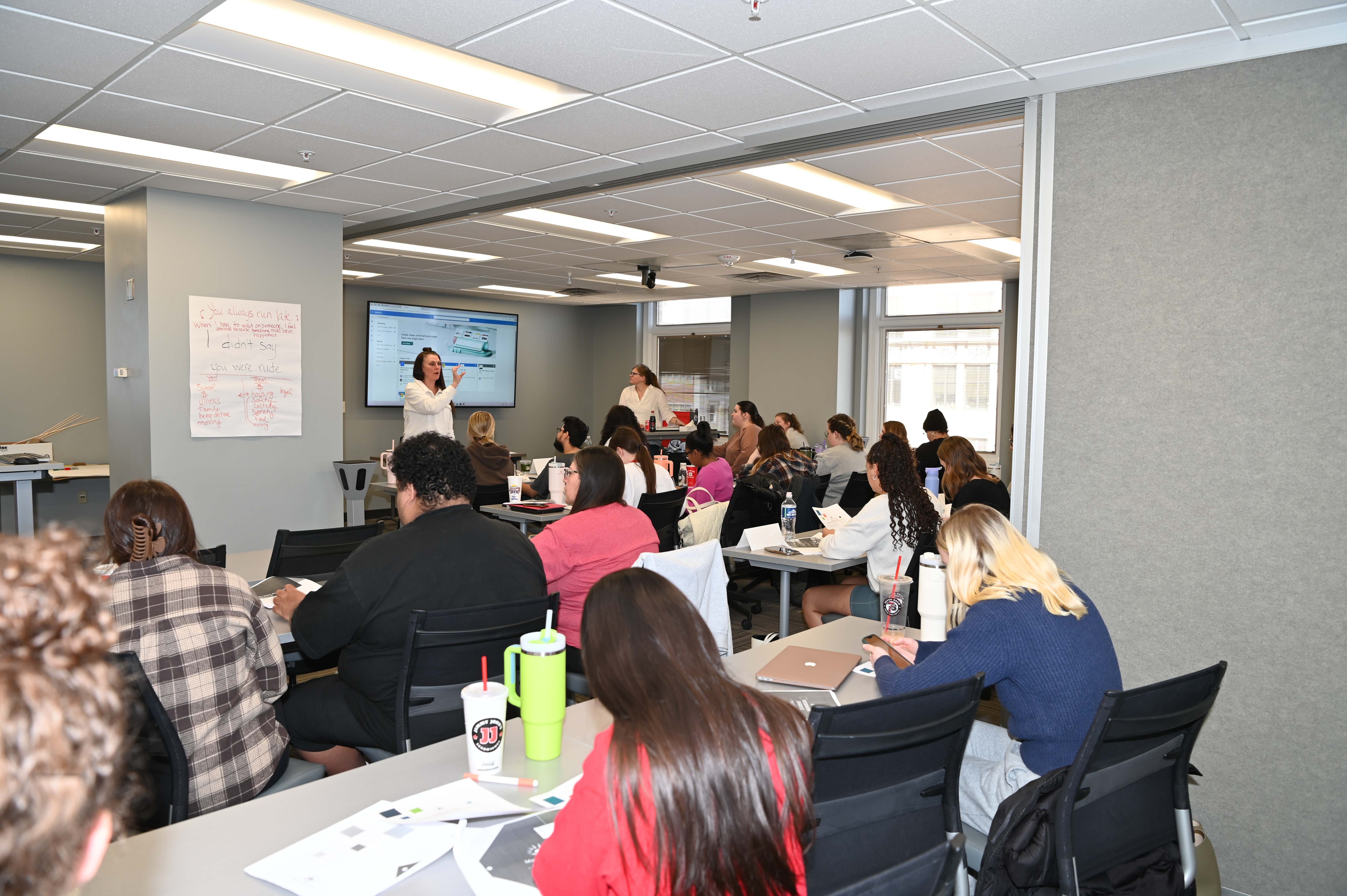 Group of Individuals involved in training in the Olson Training Center
